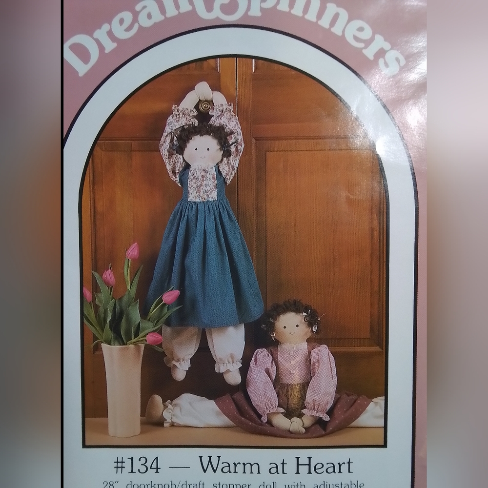 Dream Spinners #134 Warm At Heart Door Stopper Doll Pattern